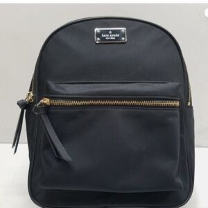 Kate Spade Black Nylon Backpack
